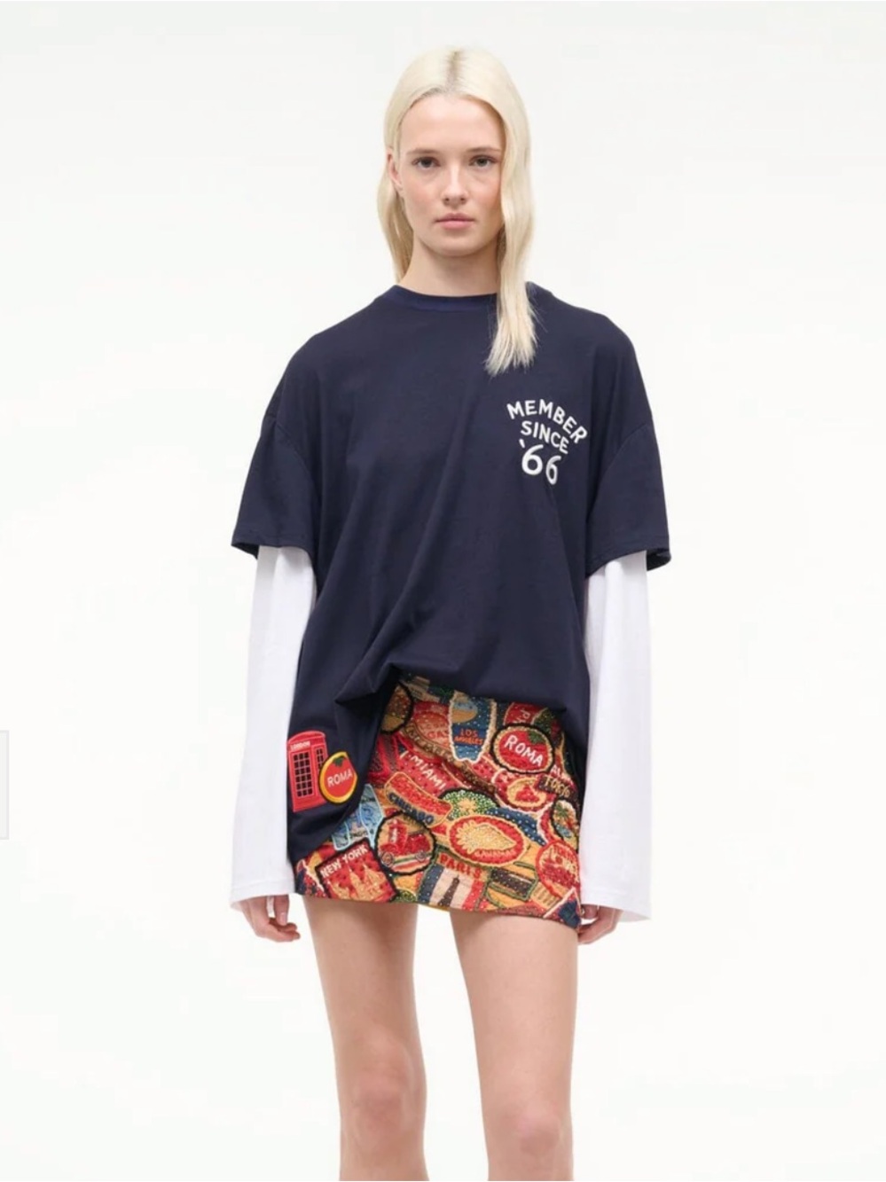 NWT STAUD William Tea, Amex Member Since Navy, size XS/S - Picture 4 of 7